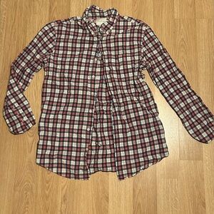 Men's M Tall Checkered Button Up American Eagle